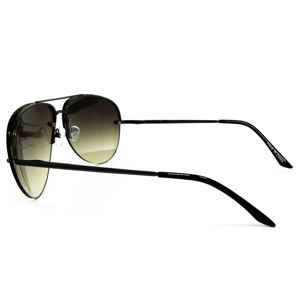 O2 Eyewear 3111 Rimless Aviator Sunglasses (G) - Picture 5 of 8